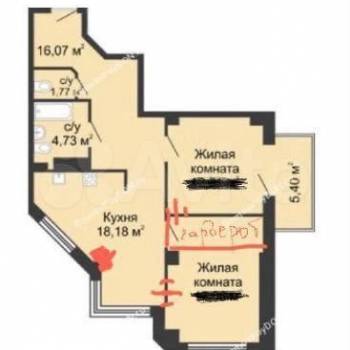 Продается 3-х комнатная квартира, 71 м²