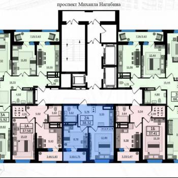 Продается 2-х комнатная квартира, 38,3 м²