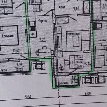 Продается 1-комнатная квартира, 35,3 м²
