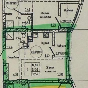 Продается 1-комнатная квартира, 32,5 м²