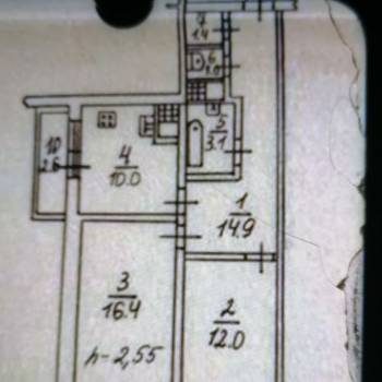 Продается 2-х комнатная квартира, 58,8 м²