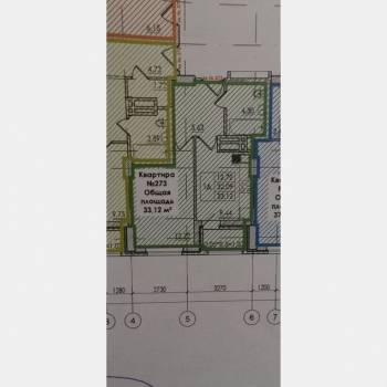 Продается 1-комнатная квартира, 33,1 м²