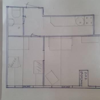 Сдается 2-х комнатная квартира, 31 м²