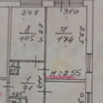 Продается 3-х комнатная квартира, 62 м²