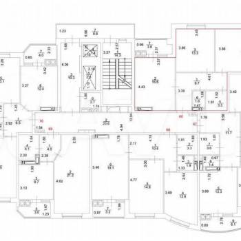 Продается 2-х комнатная квартира, 64,6 м²