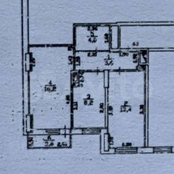 Продается 2-х комнатная квартира, 49,6 м²