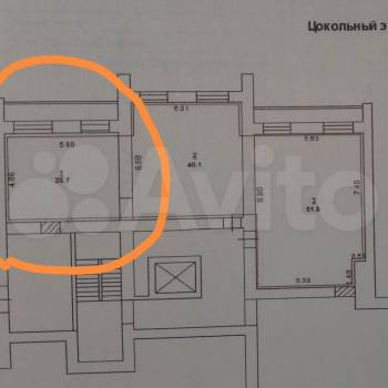 Продается Нежилое помещение, 28,7 м²