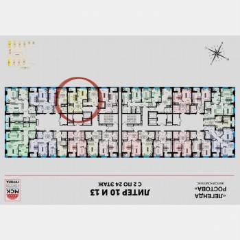 Продается 1-комнатная квартира, 34,6 м²