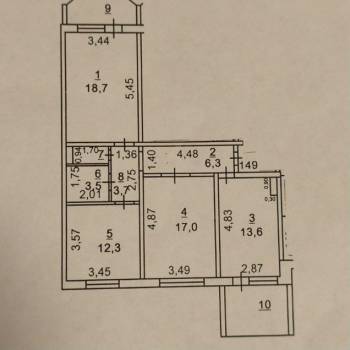 Продается 3-х комнатная квартира, 76 м²