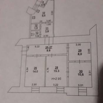 Продается Многокомнатная квартира, 75 м²