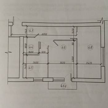 Продается 2-х комнатная квартира, 46 м²