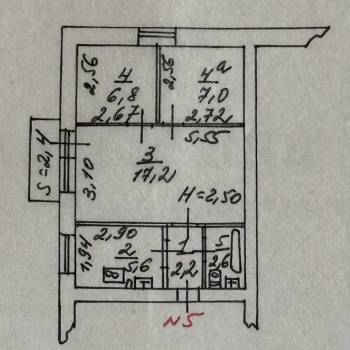 Продается 2-х комнатная квартира, 41,4 м²