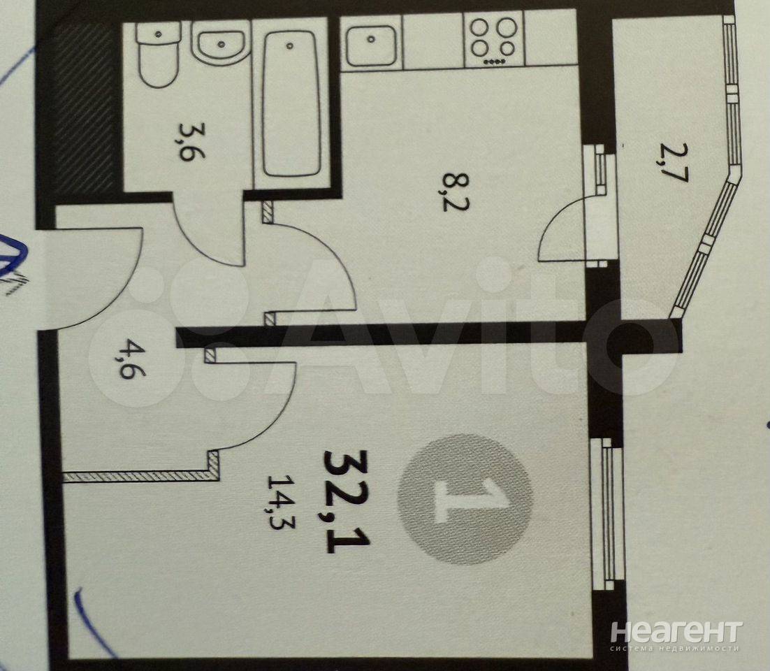 Продаю 1-к квартиру, Левенцовский (ул. Ткачева)