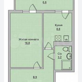 Продается 1-комнатная квартира, 40 м²