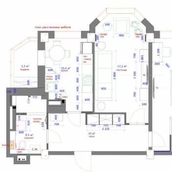 Продается 2-х комнатная квартира, 65,9 м²