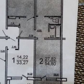 Продается 2-х комнатная квартира, 58 м²