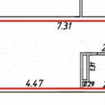 Продается 1-комнатная квартира, 24,1 м²