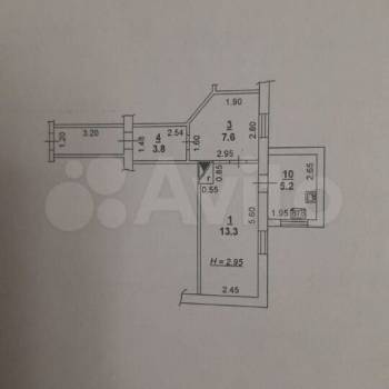 Продается 2-х комнатная квартира, 30 м²