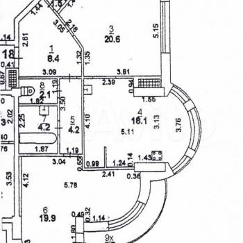 Сдается 2-х комнатная квартира, 80 м²