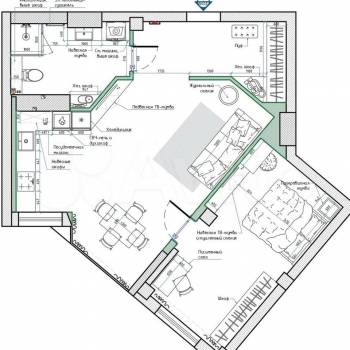 Сдается 2-х комнатная квартира, 67 м²