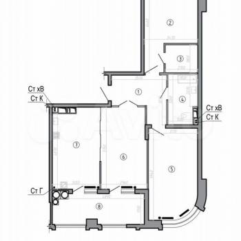 Продается 3-х комнатная квартира, 96,6 м²
