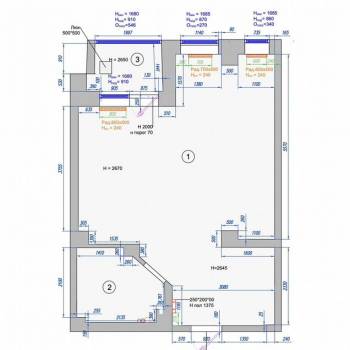 Продается 2-х комнатная квартира, 43,8 м²