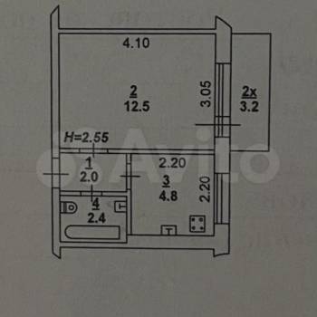 Продается 1-комнатная квартира, 24 м²
