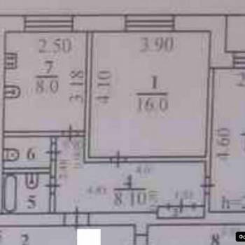Продается 2-х комнатная квартира, 48,6 м²