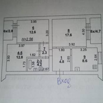 Сдается Многокомнатная квартира, 67 м²