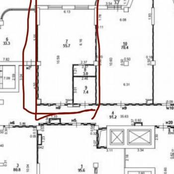 Сдается Нежилое помещение, 58 м²