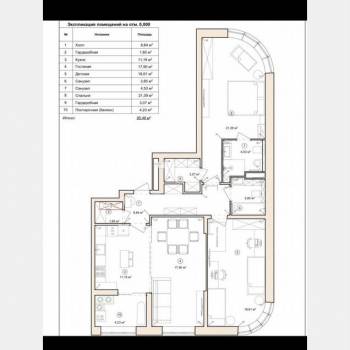 Продается 3-х комнатная квартира, 94 м²
