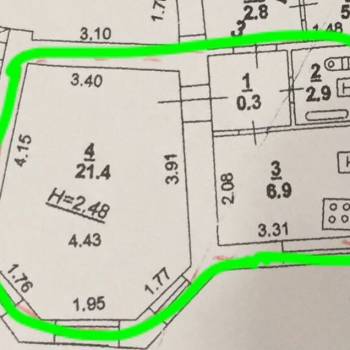 Сдается 1-комнатная квартира, 34,2 м²