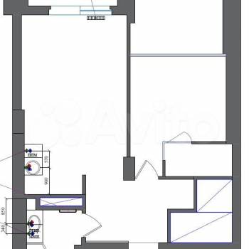 Сдается 2-х комнатная квартира, 56,5 м²
