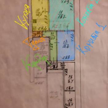 Сдается 2-х комнатная квартира, 51,3 м²