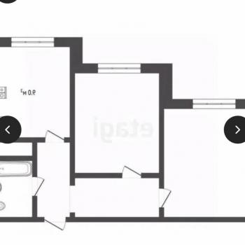 Продается 2-х комнатная квартира, 45 м²