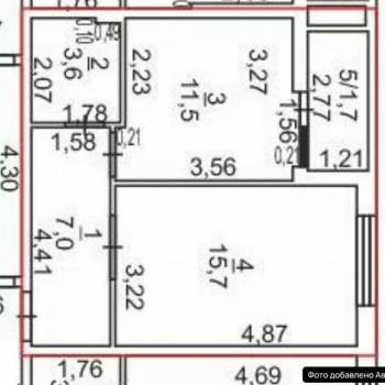 Продается 1-комнатная квартира, 38 м²