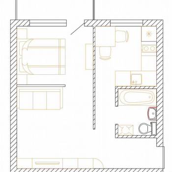 Продается 1-комнатная квартира, 30,5 м²