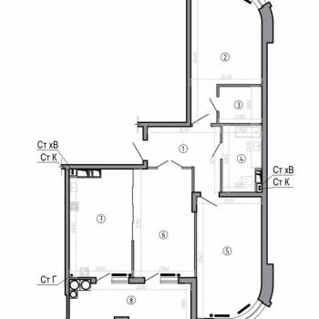 Продается 3-х комнатная квартира, 96,6 м²