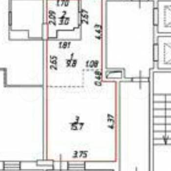 Продается 1-комнатная квартира, 30 м²