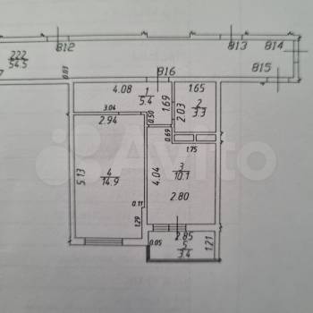 Сдается 1-комнатная квартира, 35 м²