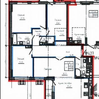 Продается 3-х комнатная квартира, 125,5 м²
