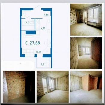 Продается 1-комнатная квартира, 27 м²