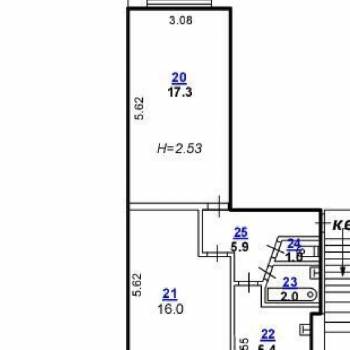 Продается 1-комнатная квартира, 47,6 м²