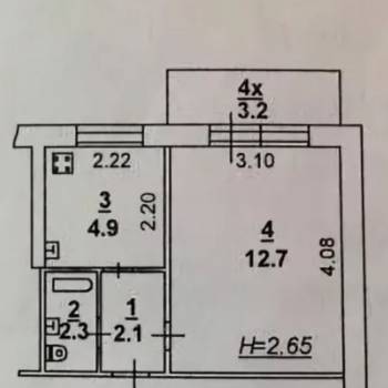 Продается 1-комнатная квартира, 22 м²