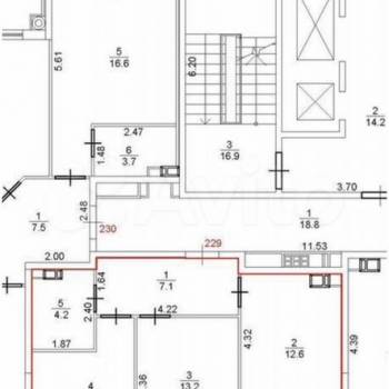 Сдается 2-х комнатная квартира, 50 м²