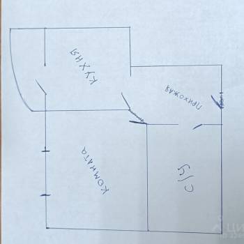 Продается 1-комнатная квартира, 36 м²