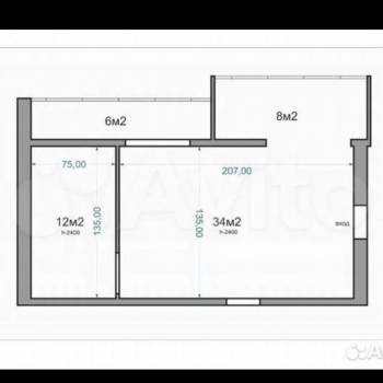 Сдается Нежилое помещение, 60 м²