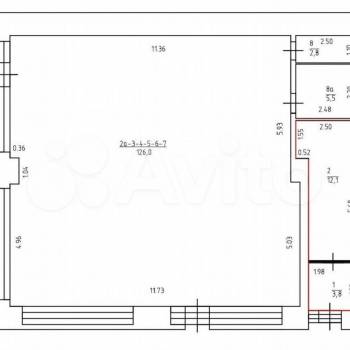 Сдается Нежилое помещение, 134,3 м²