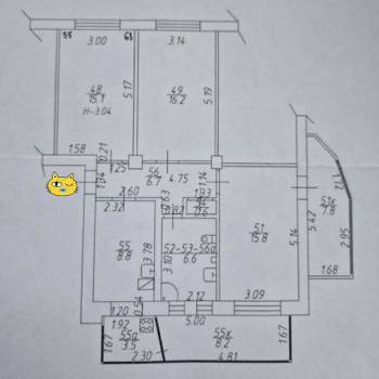 Продается 3-х комнатная квартира, 90 м²
