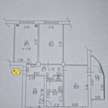 Продается 3-х комнатная квартира, 90 м²